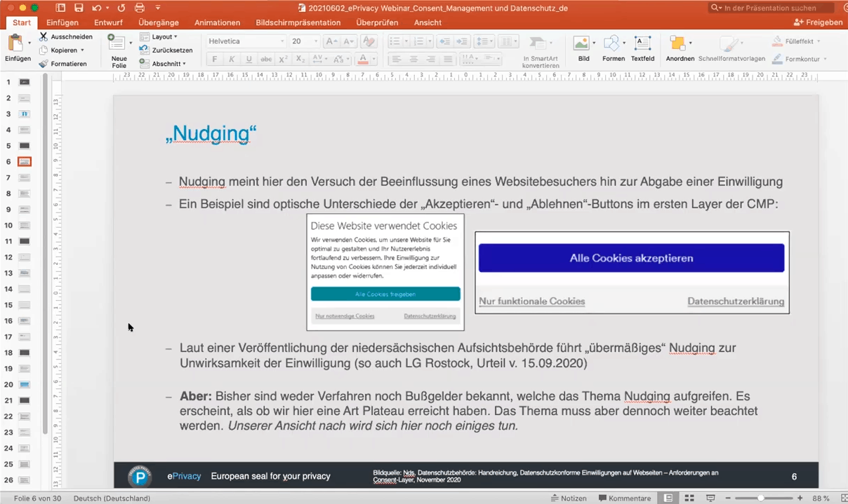 Video: Consent Management and Data Protection: Nudging, Vendor Compliance and other hot topics