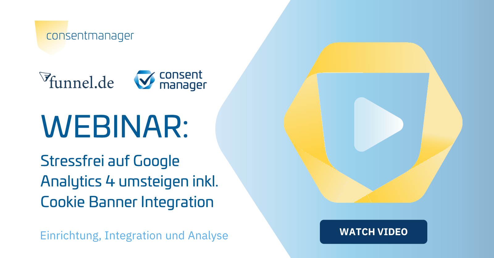 Video: Using Google Analytics 4 & consentmanager
