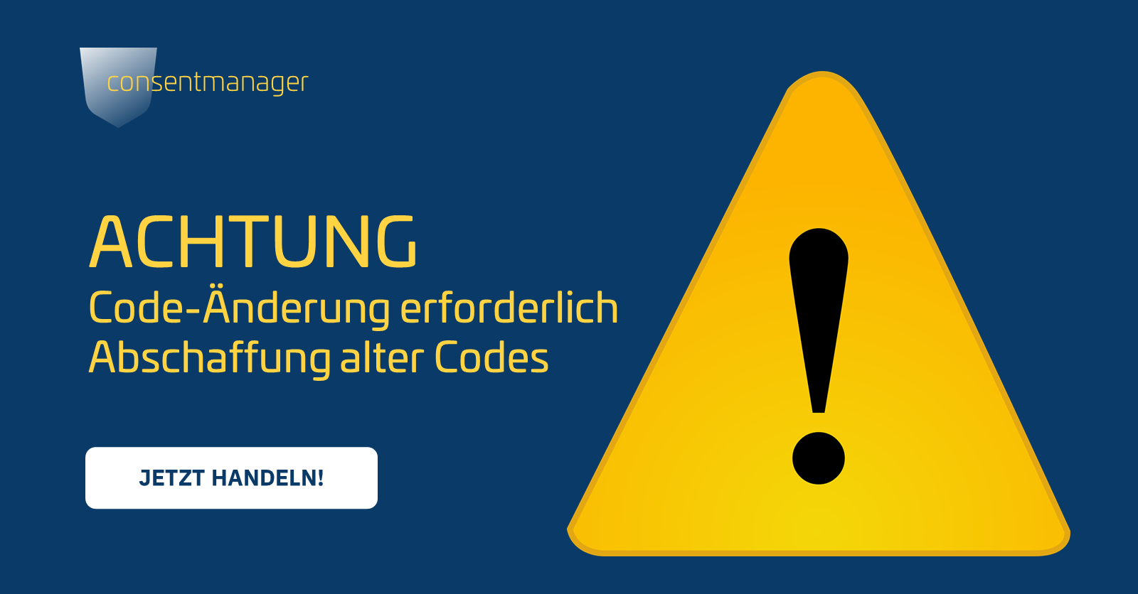 Important: Abolition of old codes