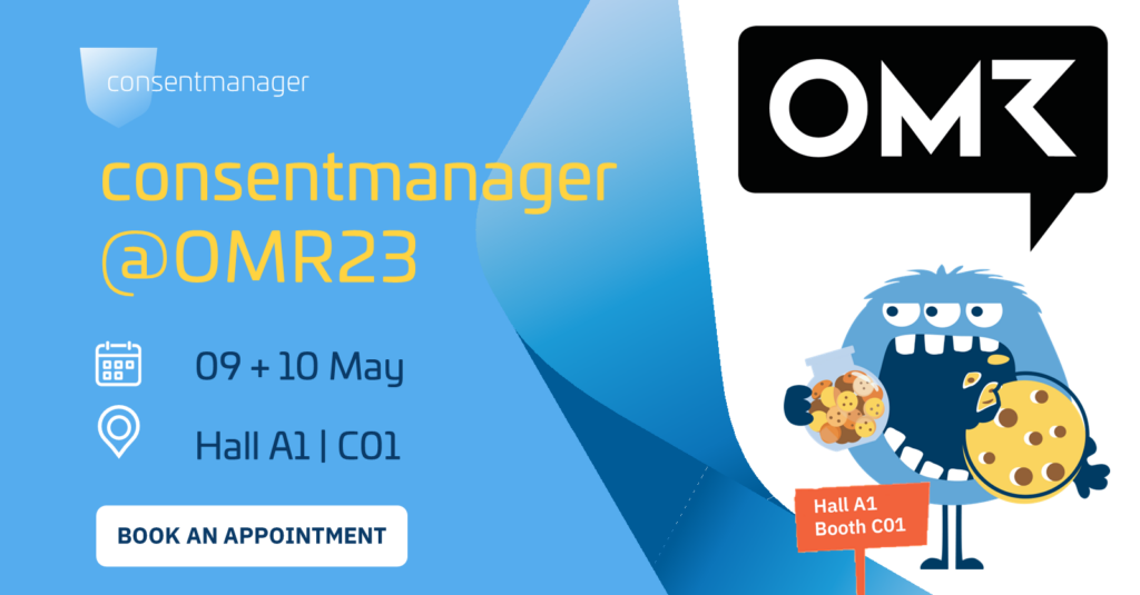 consentmanager auf der Messe OMR 2023 in Hamburg