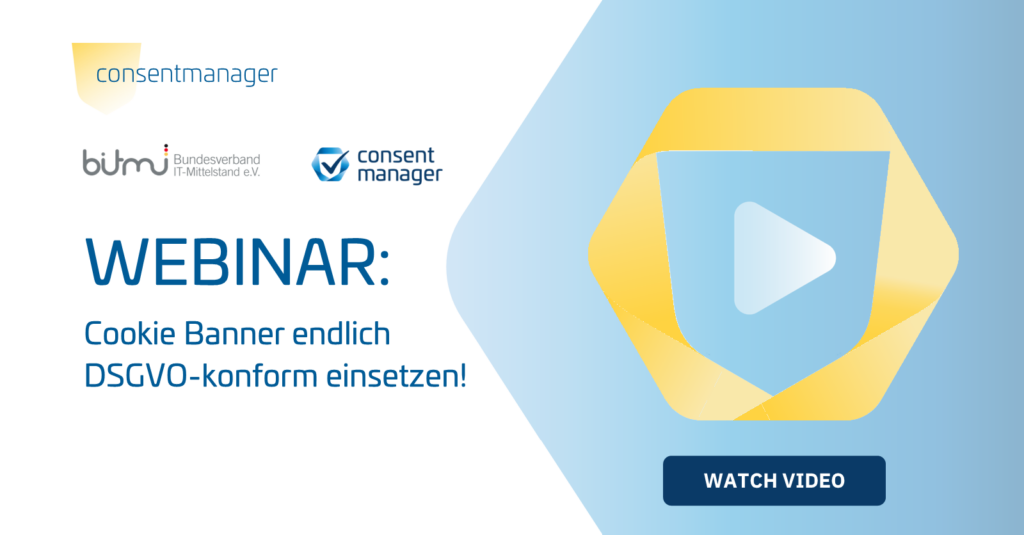 Webinar consentmanager