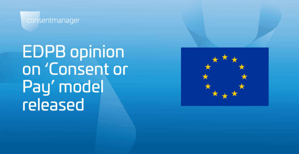 EDPB opinion on pay-or-consent model
