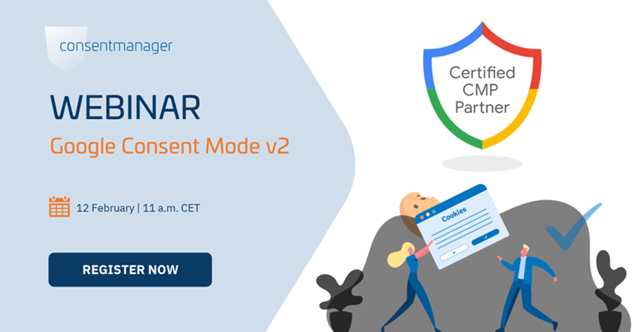 Webinar: Google Consent Mode v2 with Google and consentmanager