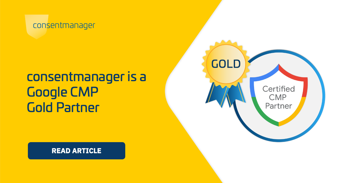consentmanager achieves Gold Status as Google CMP Partner
