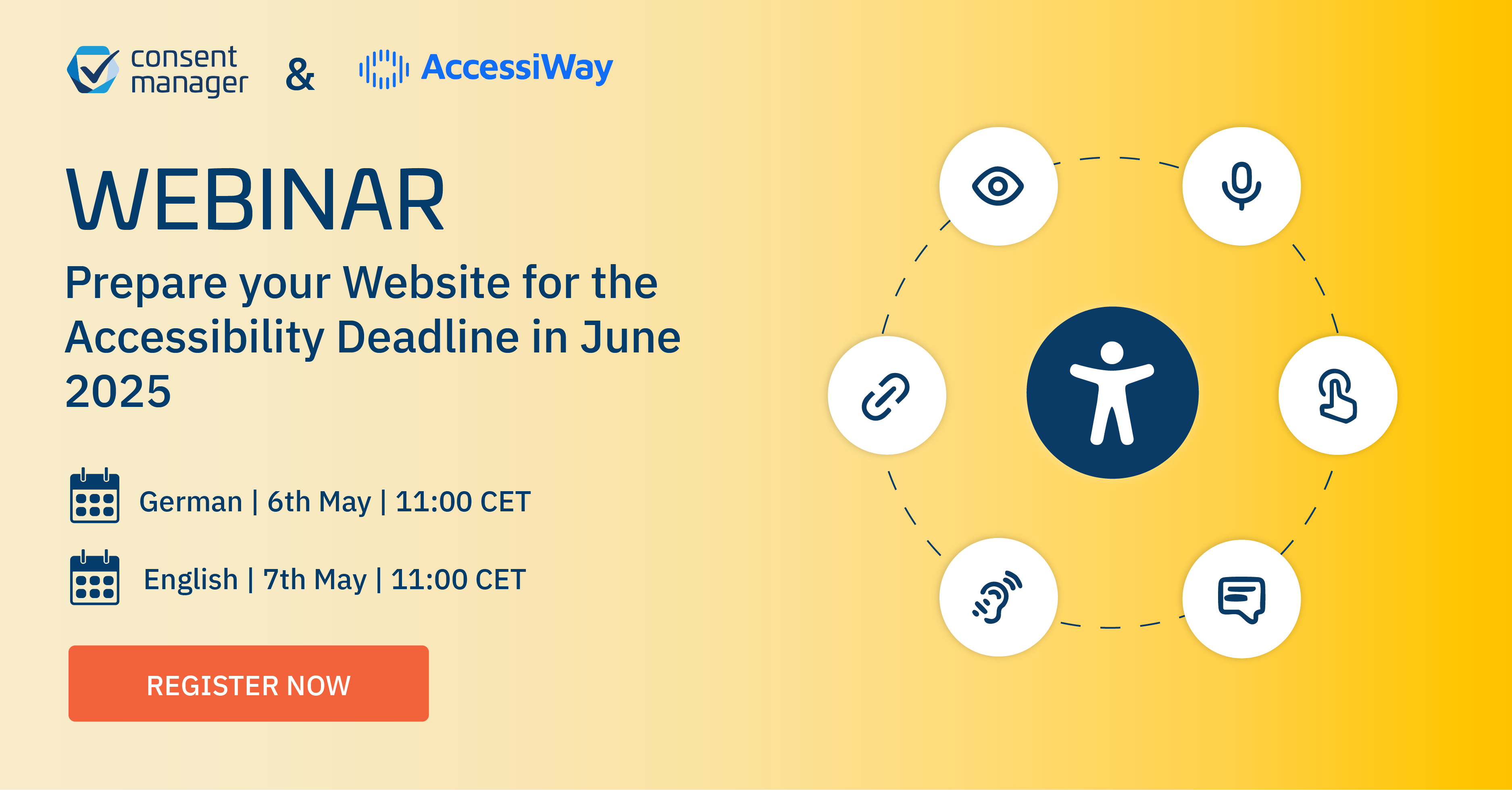Webinar Accessibility Act 205 consentmanager